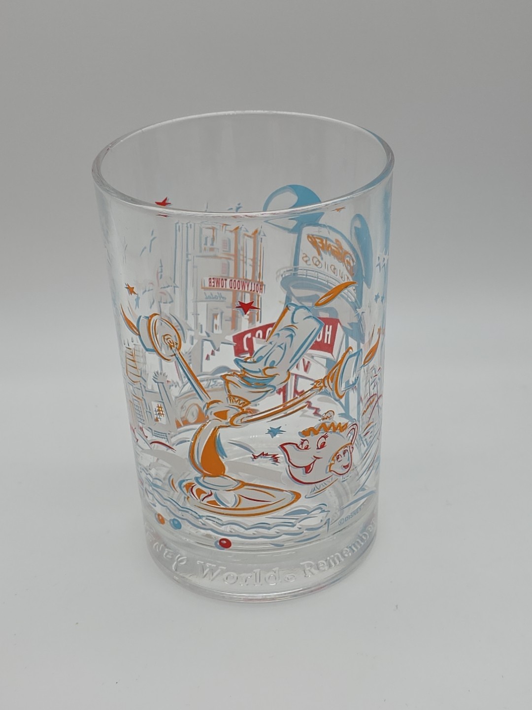 Disney Remember The Magic Drinking Glass Cup Disney Hollywood Studios