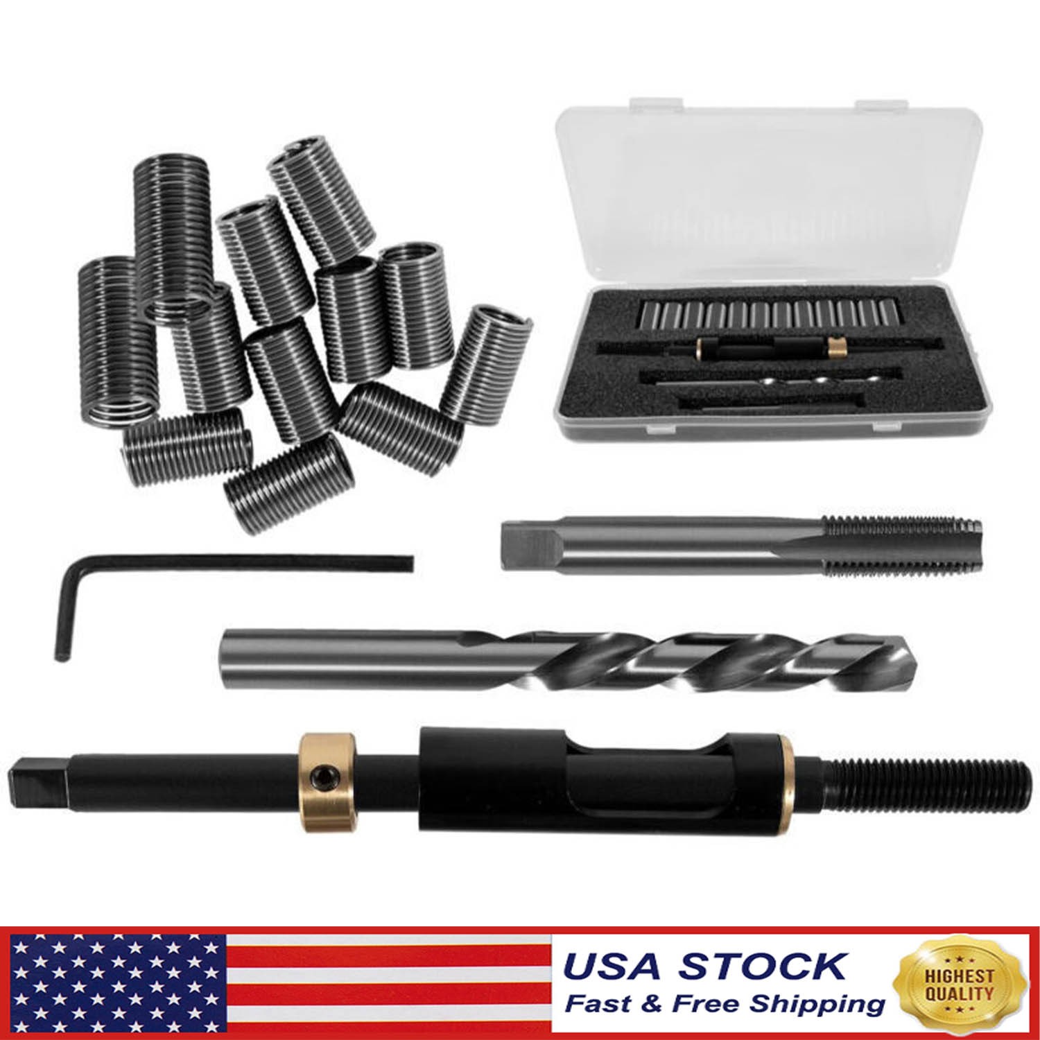 M11 x 1.5 Head Bolt Thread Repair Kit 35119S for Cadillac Honda Toyota Hyundai