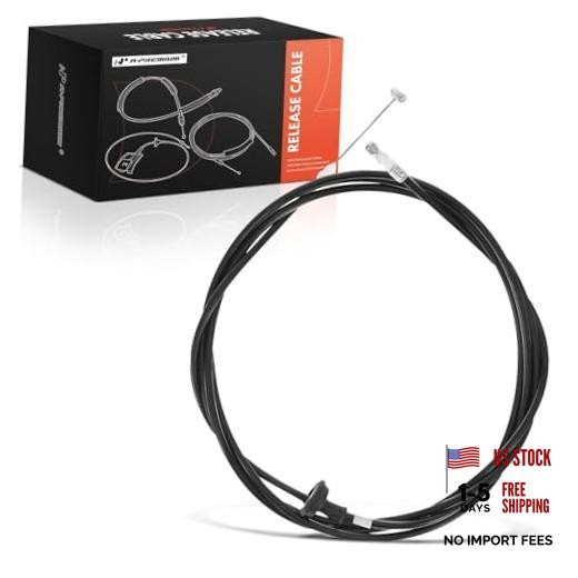 Front Hood Latch Release Cable Without Handle Compatible with Honda 1992-1995