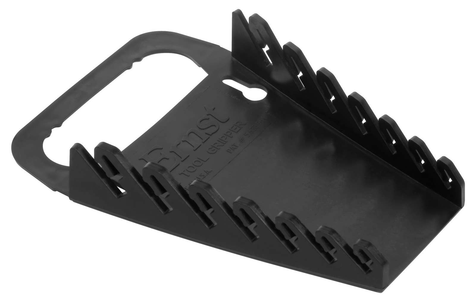 Ernst 5081 7-Tool "Gripper" Wrench Organizer BLACK