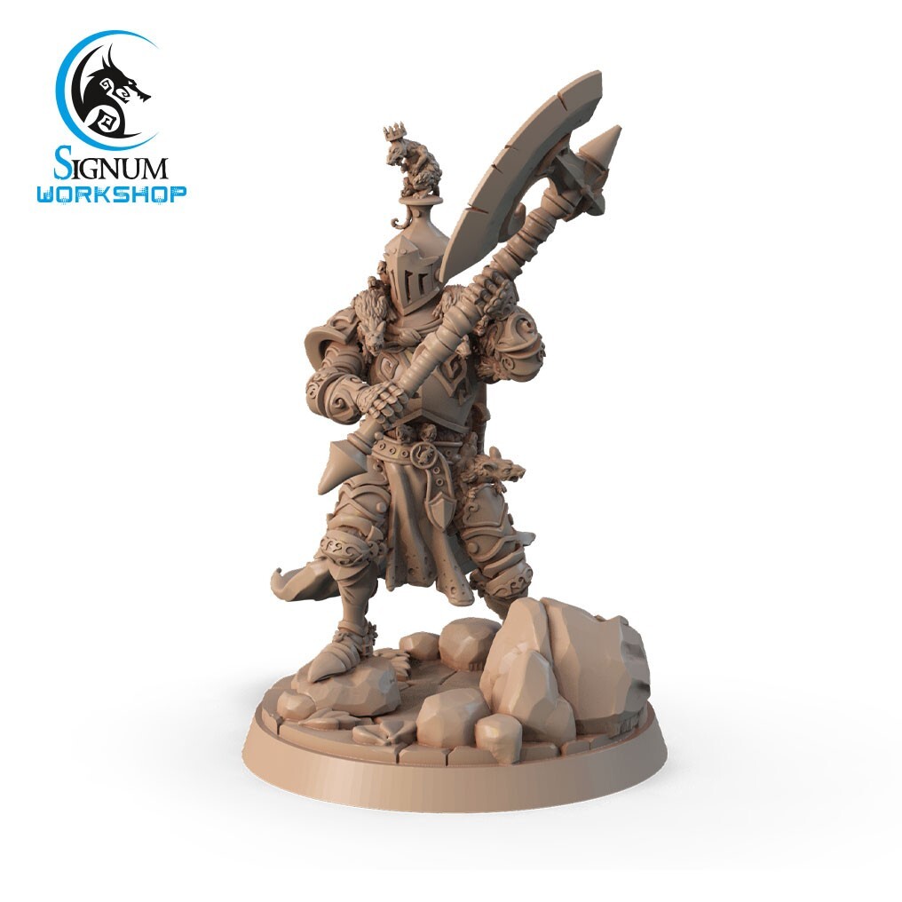 Plague Paladin Knight Greataxe - Signum Games - Fantasy Dungeons and Dragons