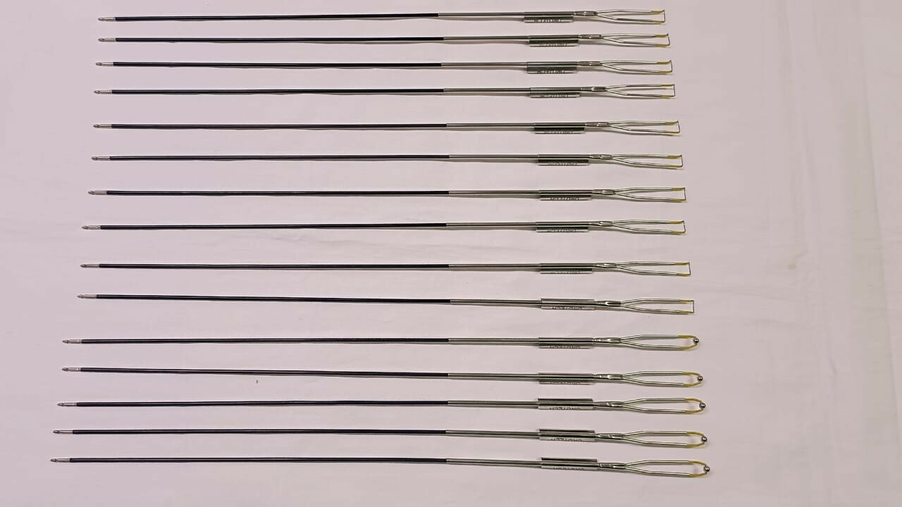 4A STORZ TYPE CUTTING LOOP SINGLE STEM MONOPOLAR 10pcs + BALL ELECTRODE 5pcs
