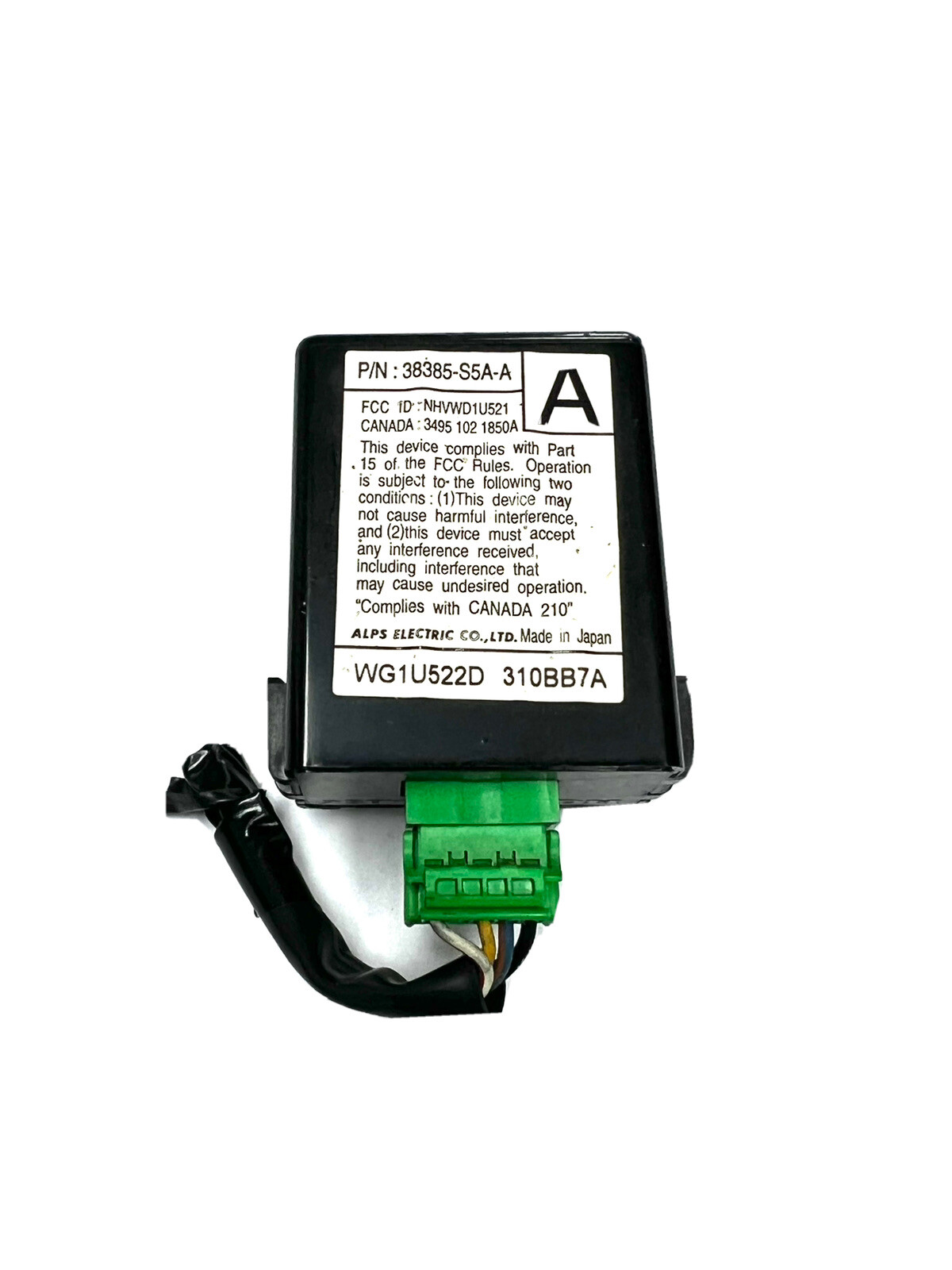2001-2005 HONDA CIVIC KEYLESS ENTRY RECEIVER MODULE 38385-S5A-A OEM*