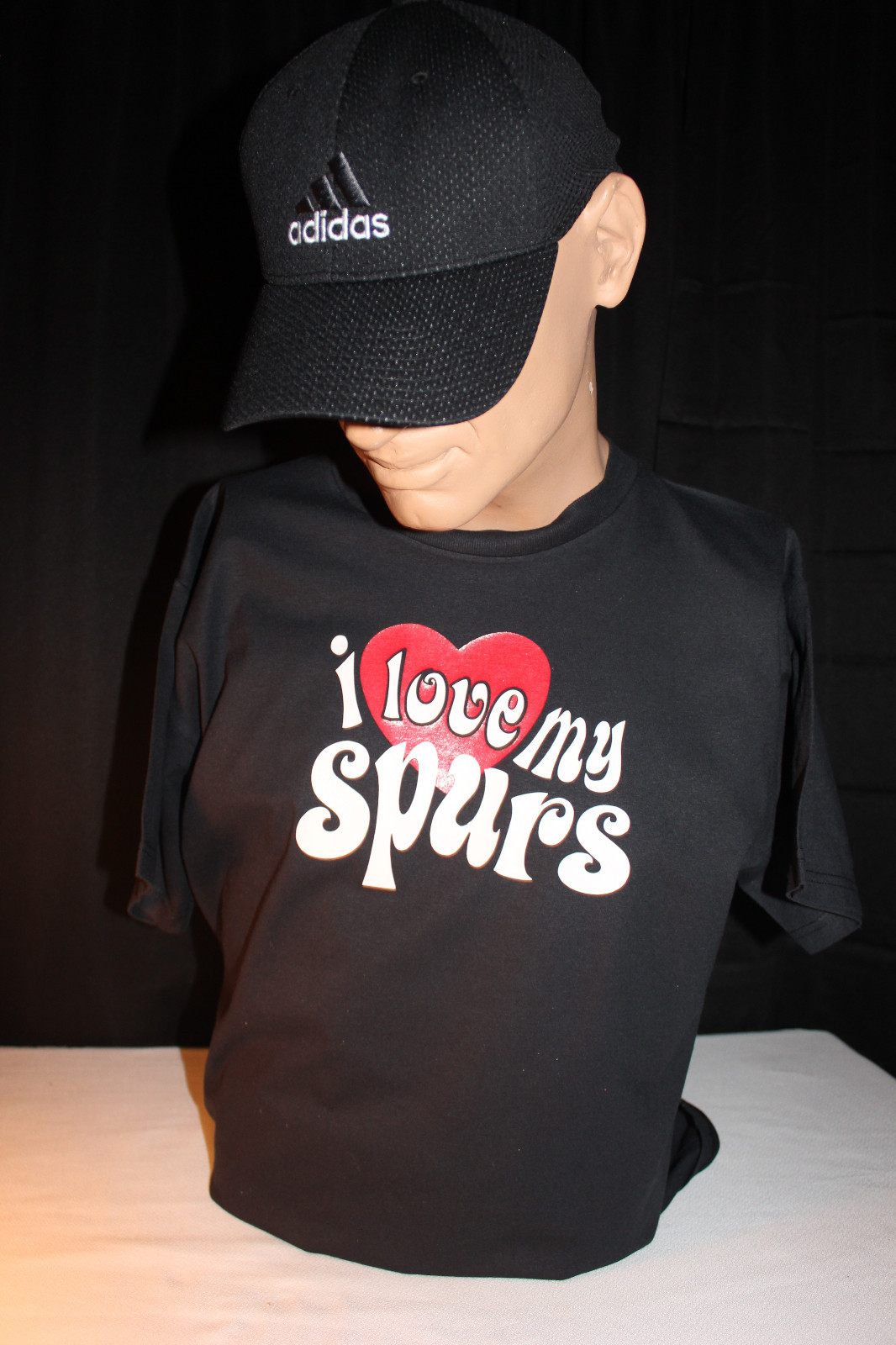 I Love My Spurs San Antonio New Large Black T-Shirt - Great Gift Idea