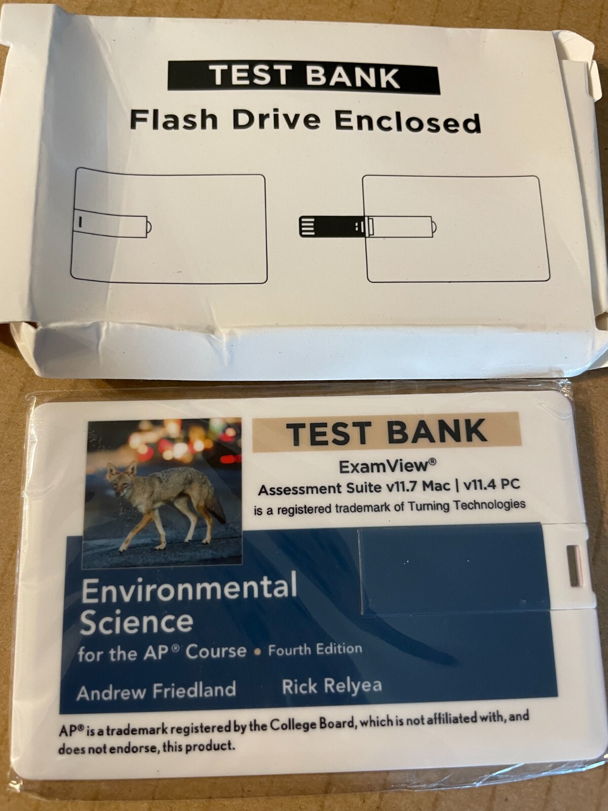 Environmental Science for the AP Course  Fourth Edition (English) TEST BANK