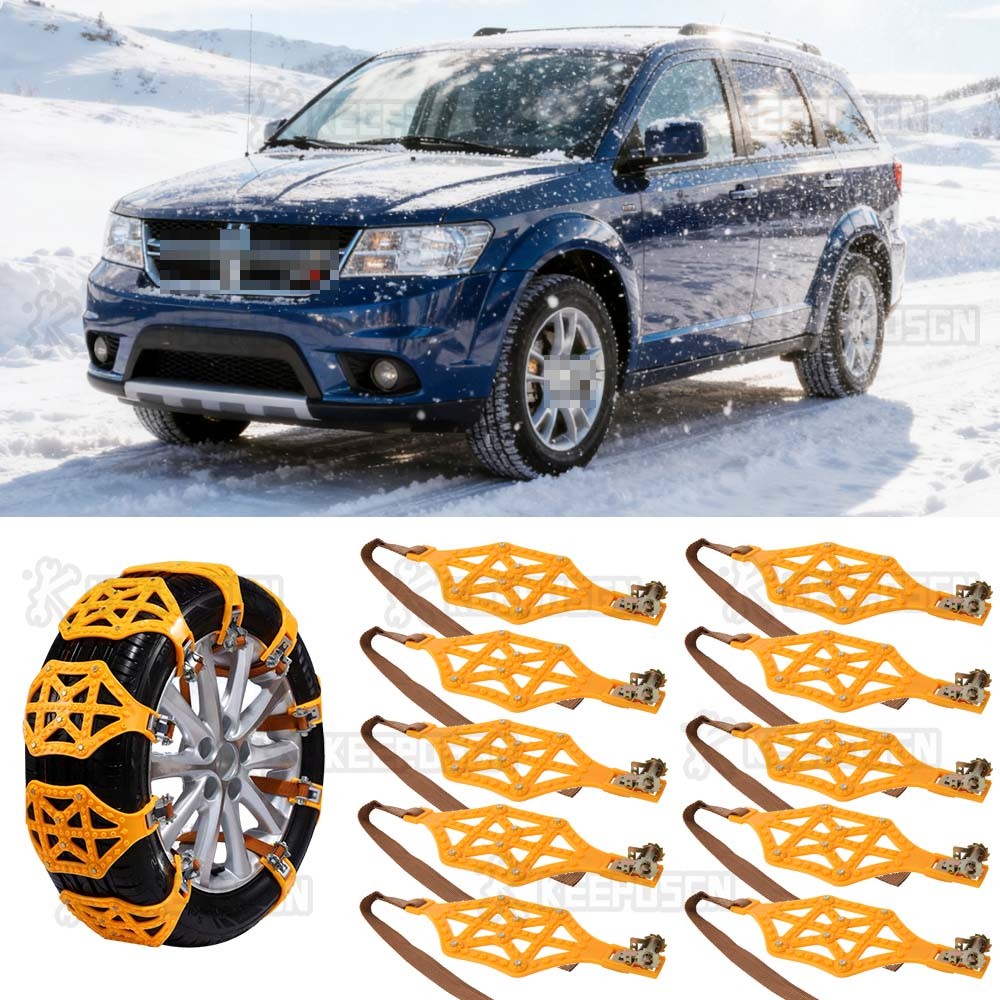 For Toyota Prius 10Pcs Car Wheel Snow Tire Chain Anti-Skid Emergency Winter Mud