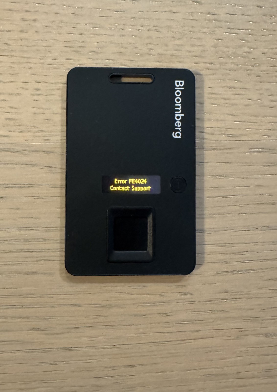 Bloomberg B-Unit – Powers On – Previously Working – FE4024 Error