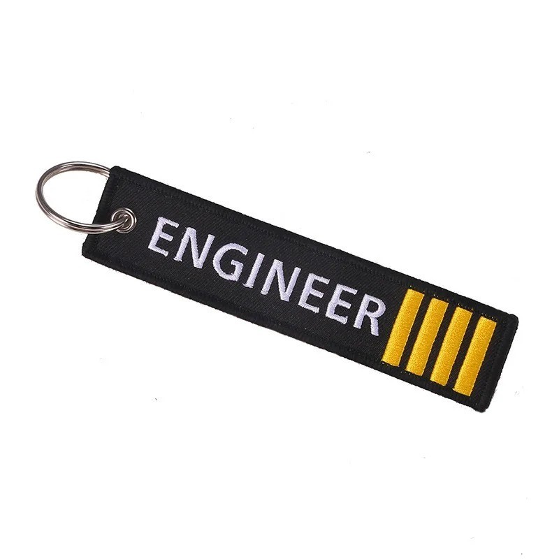 1/2/3Pcs Remove Before Flight Woven Key Chain Special Luggage Label Red Chains