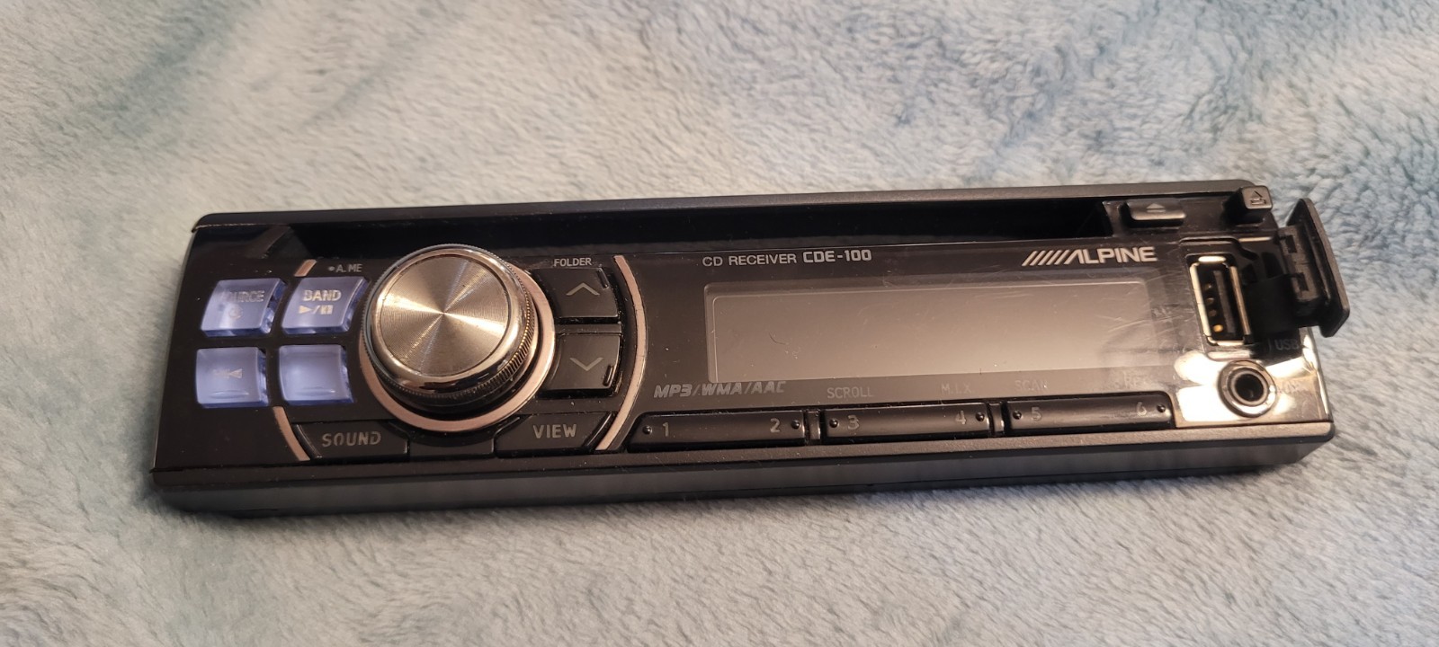 KENWOOD Faceplate Tested- Guaranteed To Work.FREE SHIPPING. KENWOOD CDE-100