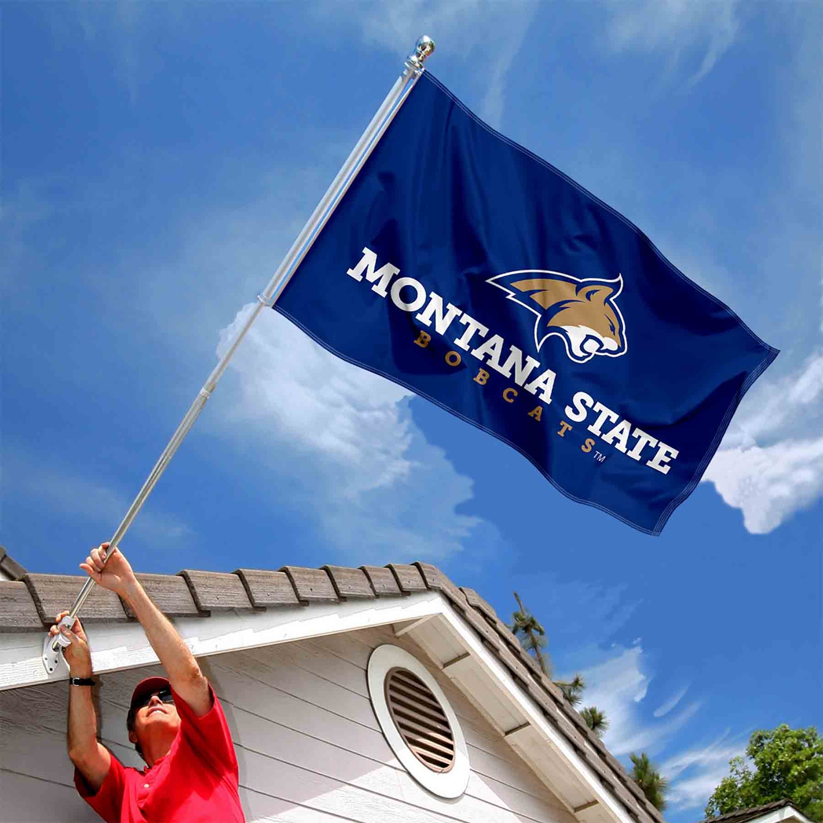 Montana State University MSU Flag 3x5 Banner
