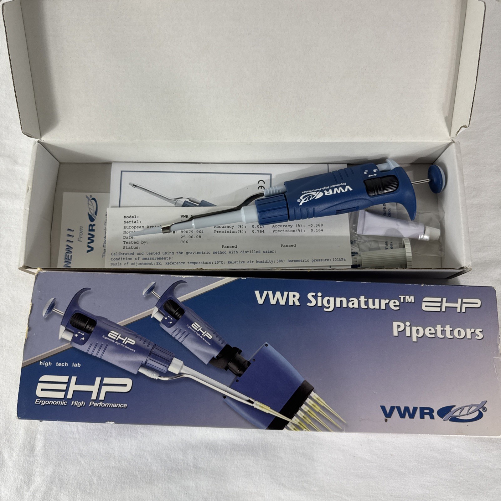 NEW VWR VE20 Signature EHP Pipettor 2-20ul 89079-964