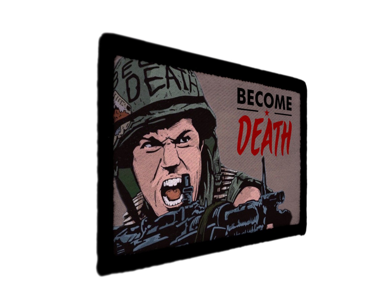 Death with Hour Glass Memento Mori Funny Patch Morale Army Hook [sub]