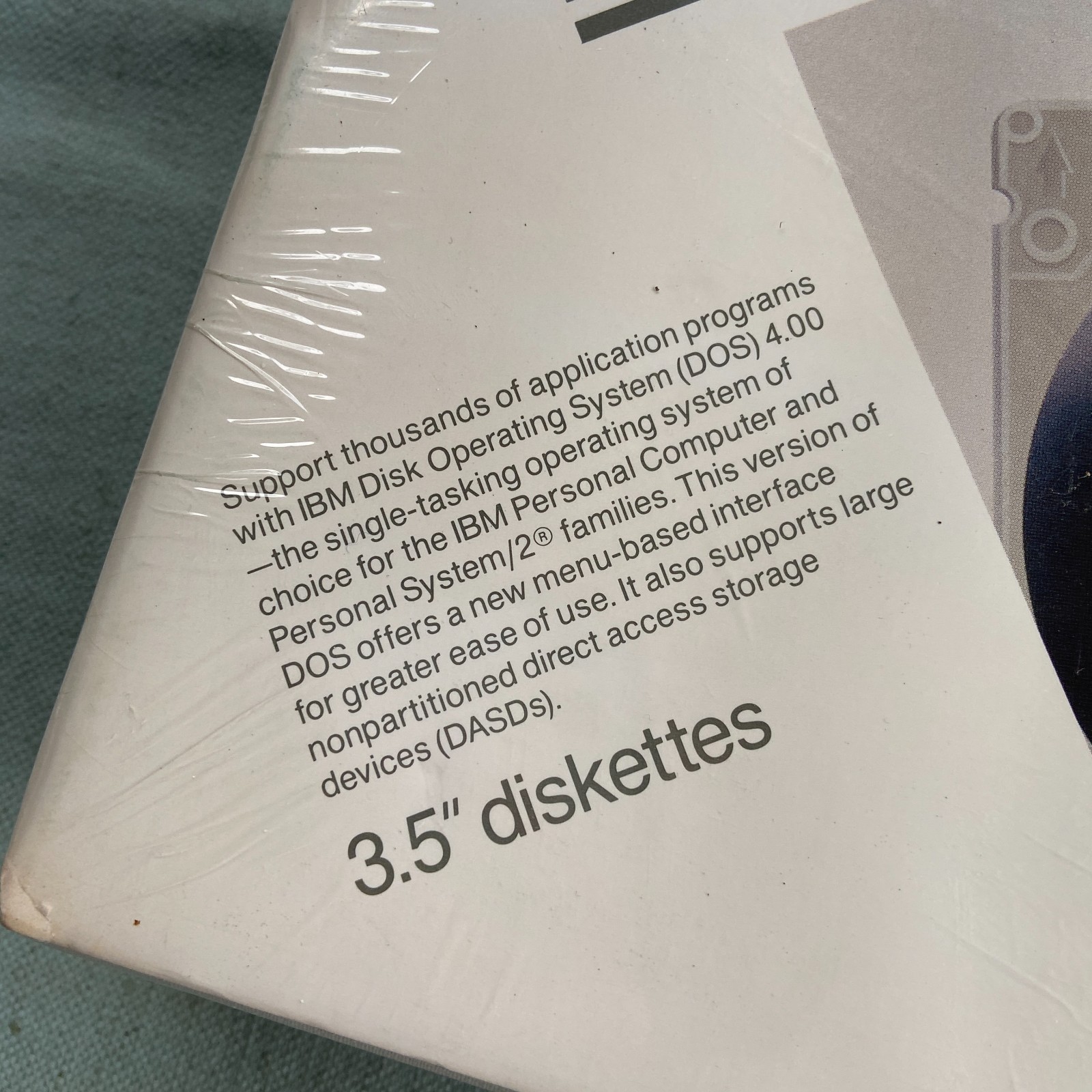 IBM Disk Operating System DOS Version 4.00 3.5" Diskettes NEW SEALED PS/2 PC