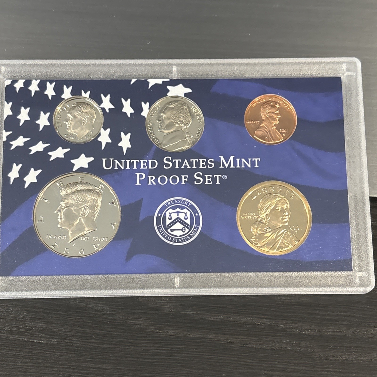 2001 United States Mint 10 Clad Coin Proof Set