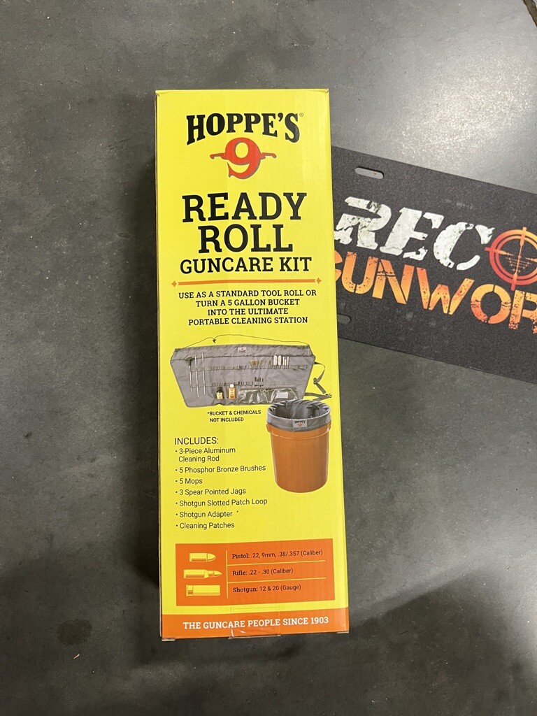 HOPPE'S Ready Roll Dry Universal Cleaning Kit - .22 - 9mm - .357 12ga/20ga FC7