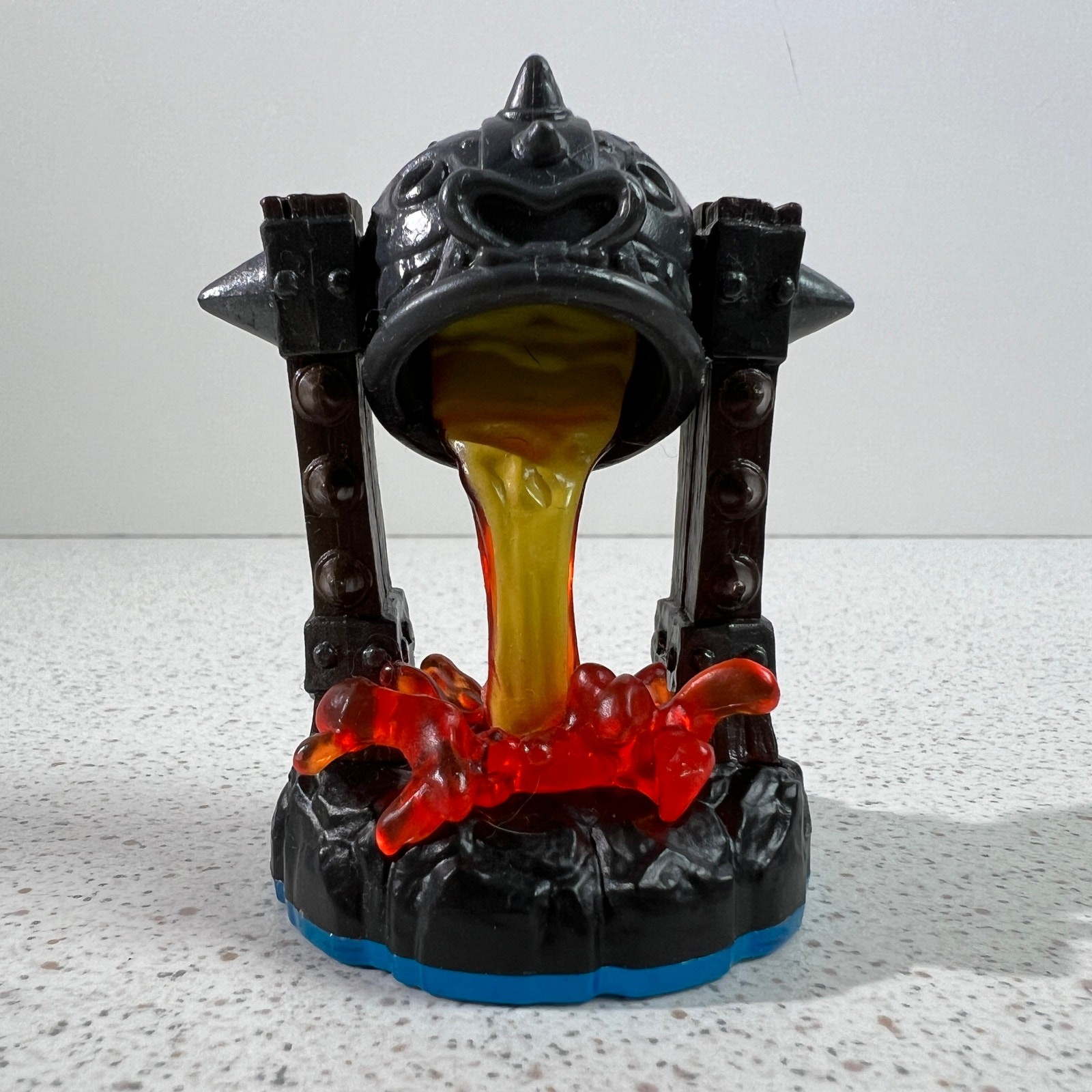 2013 Activision Skylanders Swap Force Magic Item Firey Forge Figure Blue Base