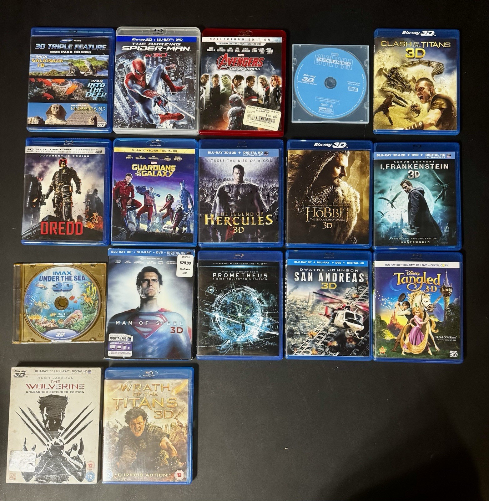 3D Blu-Ray movies