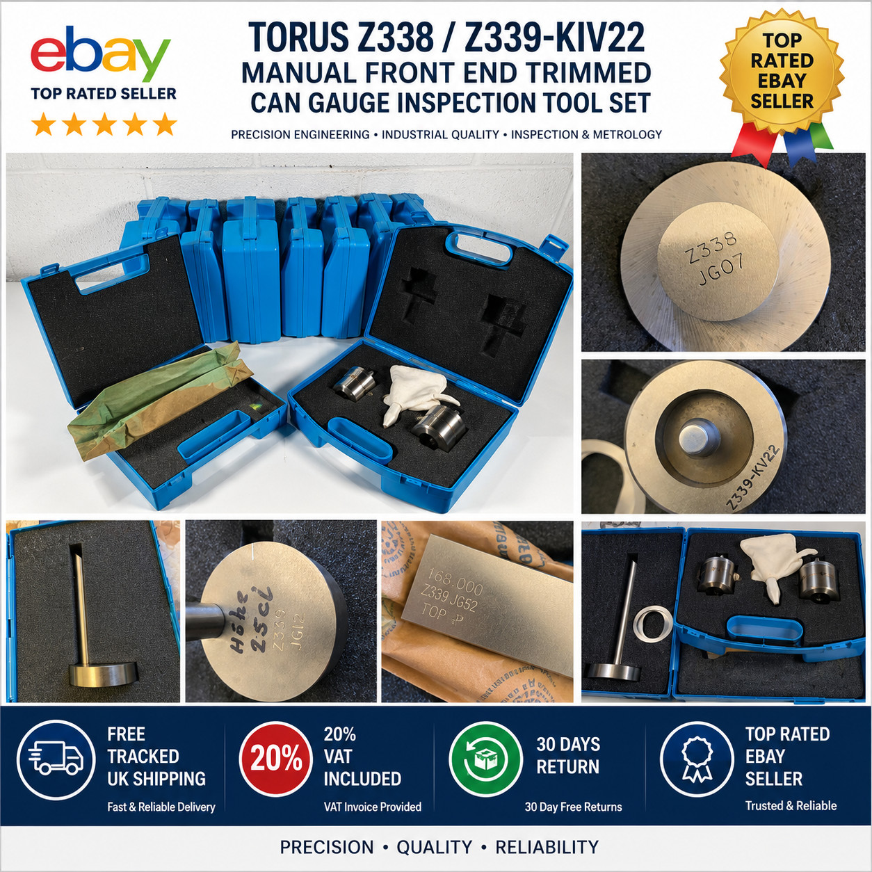 Torus Measurement System calibration/inspection Kit- PN: Z338/Z339