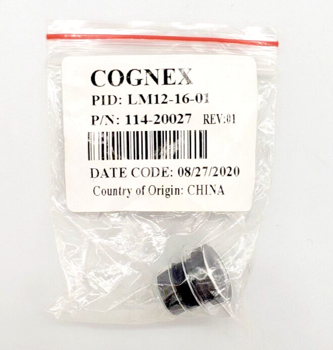 New Cognex LM12-16-01 16MM F/2.5 Industrial Vision Lens LM121601 114-20027