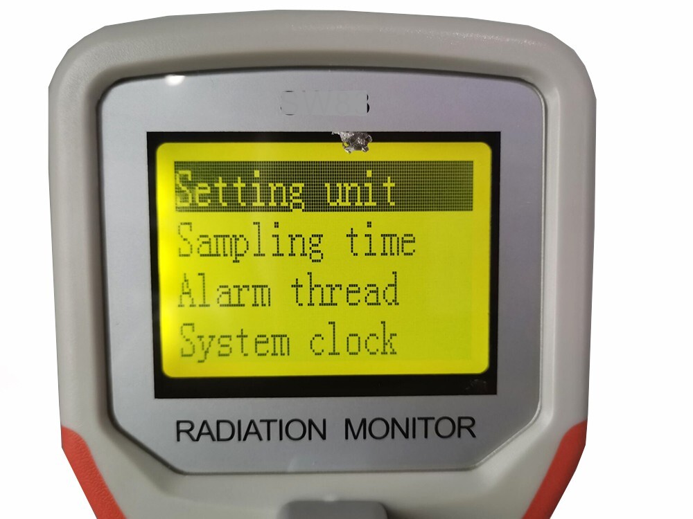 Nuclear Radiation Detector Beta Gamma Ray Detector Surface Contamination Tester