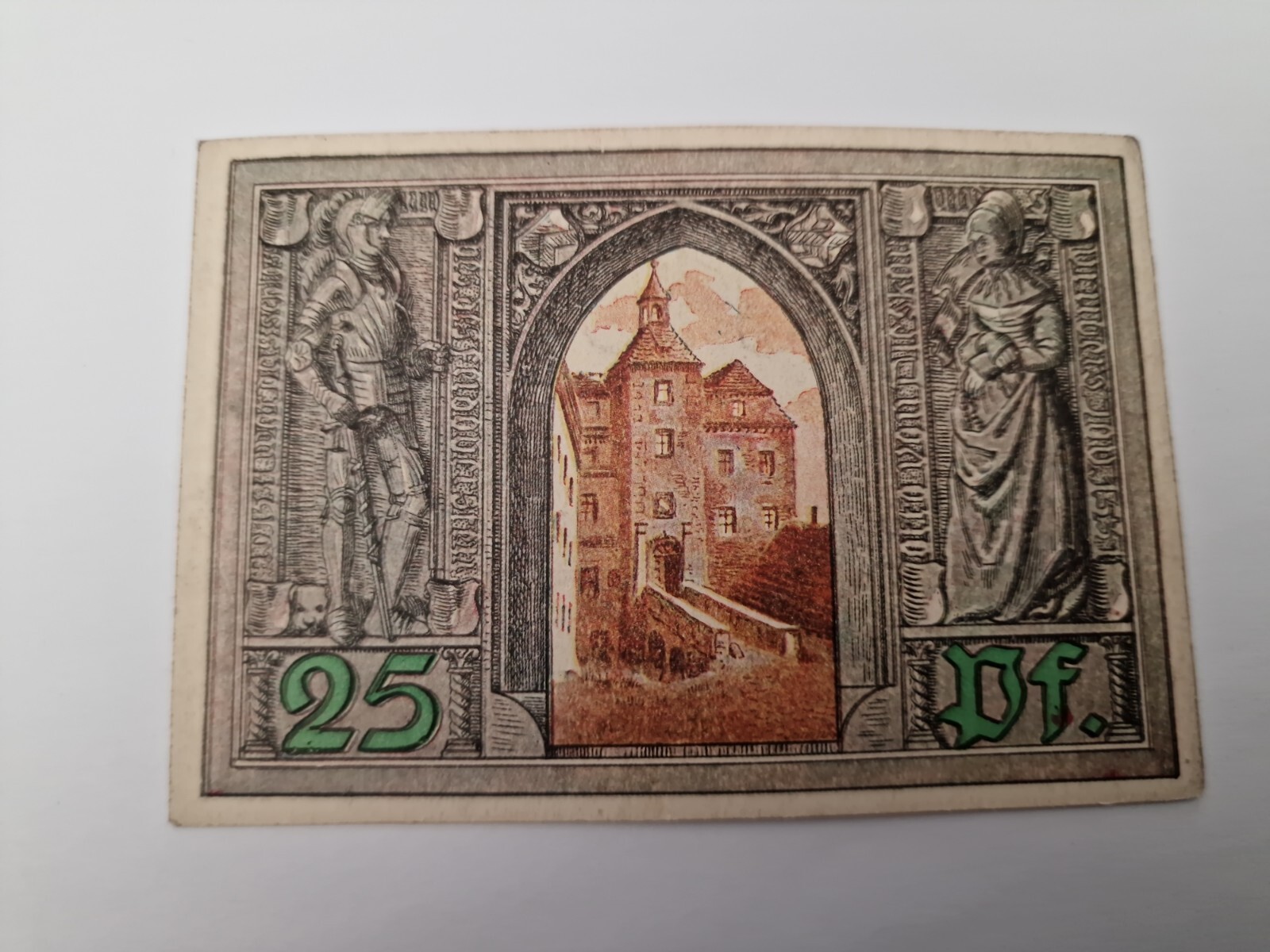 25 Pfennig 1921 Excellent Condition Old BANKNOTE Germany