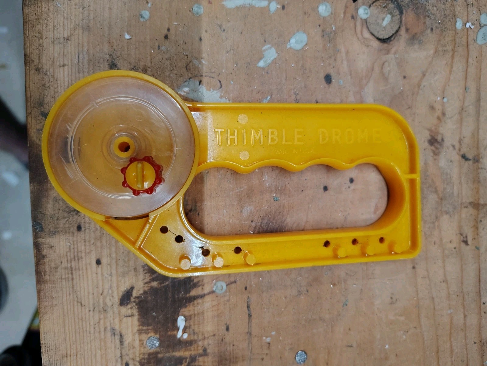Thimble-Drome Reel Yellow Clear for Flying Line