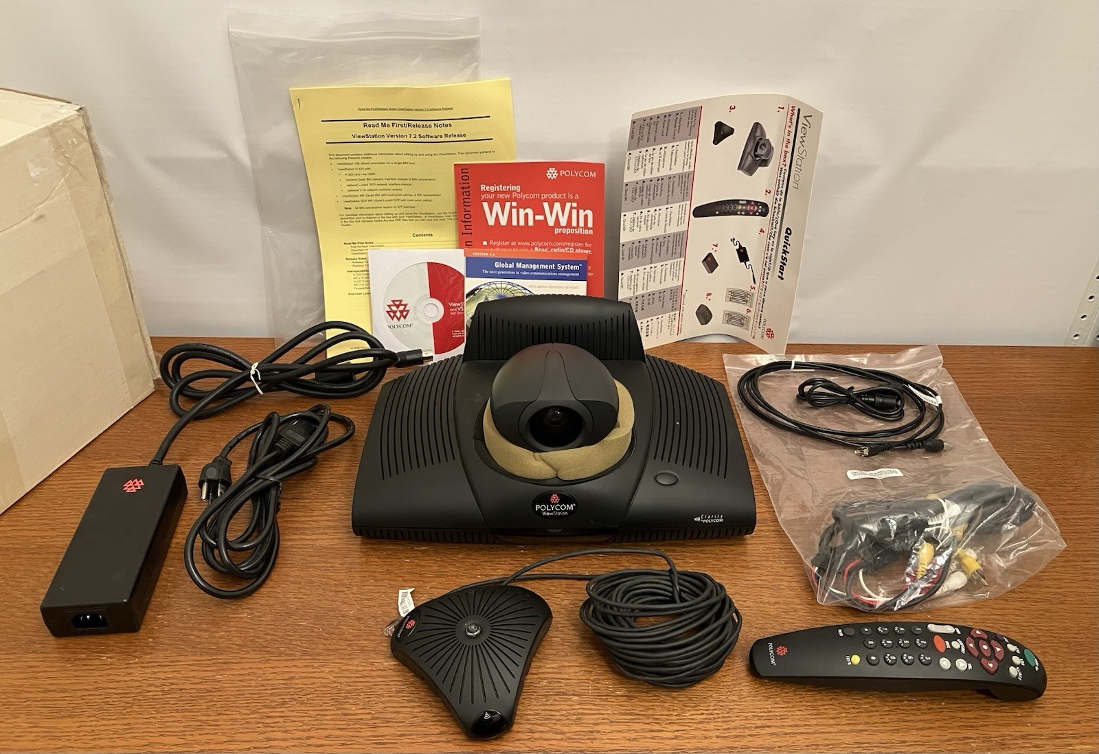 Polycom ViewStation PVS-14XX Video Conferencing System Incomplete AS-IS