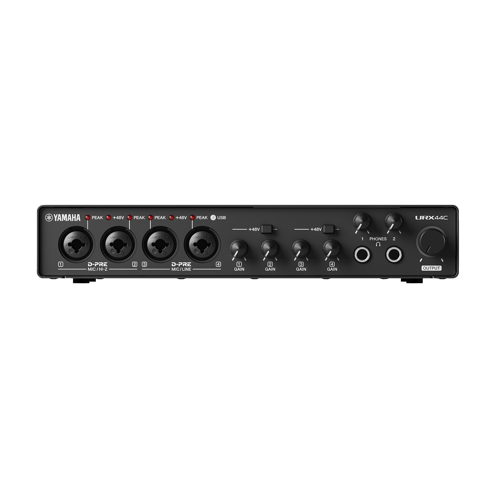 Yamaha Pro Audio URX44C 6-in/4-out USB-C Audio/MIDI Interface