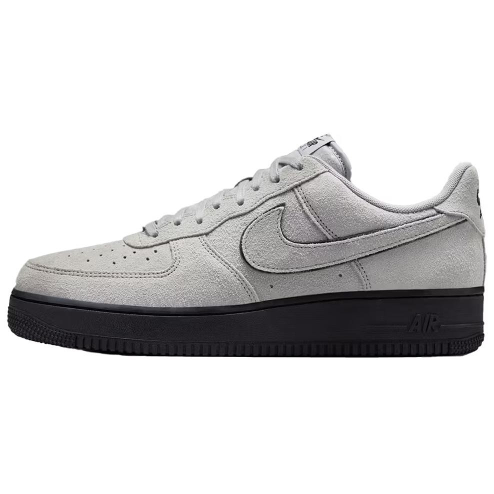 Nike Air Force 1 Low 07 LV8 Light Smoke Grey Suede Black HQ1966-001