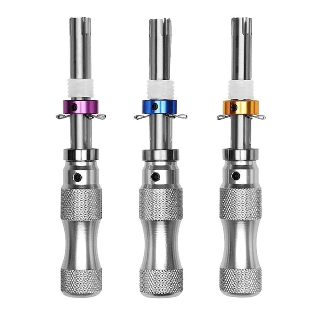 Advanced 7-Pin 3PCS Tubular Lock Tool Set for Padlock, Hook Tool & Seal Puller