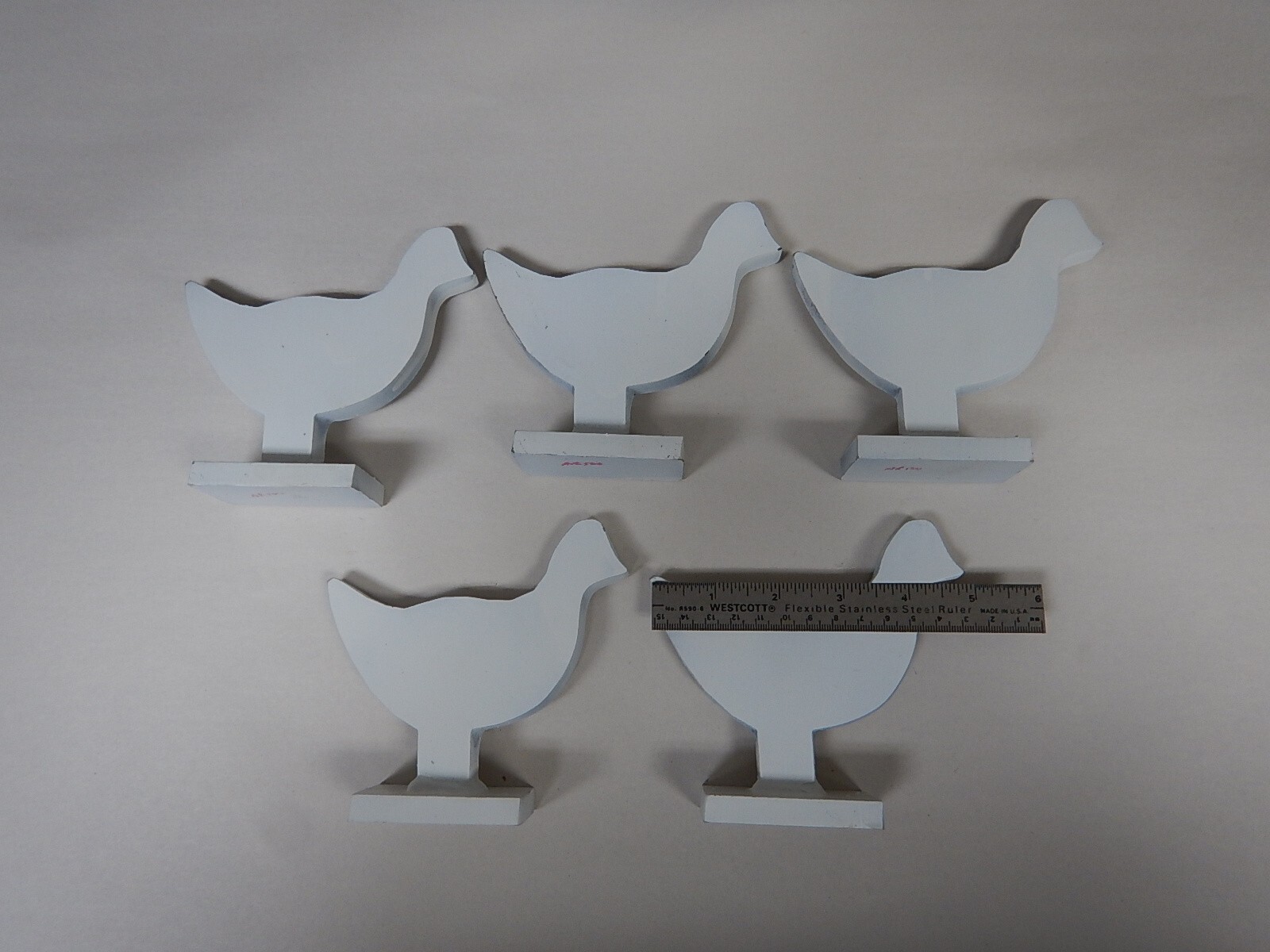 NRA  3/8 Scale Chickens - 5 Pieces - 3/8" thick AR500