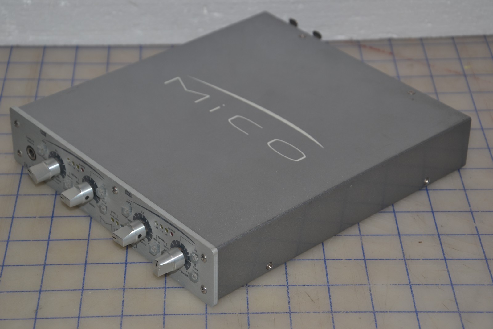Mico Audient Compact 2-Channel HMX 48V Phantom Power Microphone Preamplifier