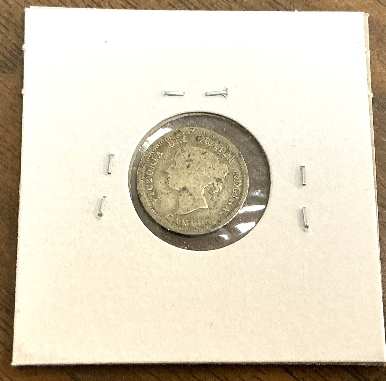 1870 Canada 5 Cent Silver, .925 Silver - VF.