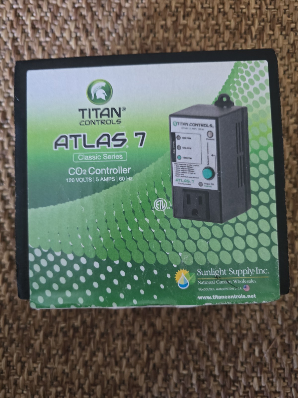 Titan Controls Atlas 7 Co2 Controller Model 702614 ""NEW NEVER OPEN ""