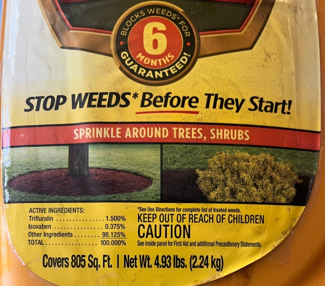 Preen Extended Control Weed Preventer - Blocks Weeds for 6 Months - 4.93 Pounds