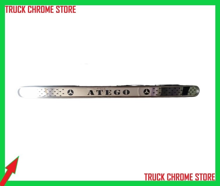 ATEGO    TUBULAR STONE CATCHER   CHROME   1 Piece.            Fits    Mercedes