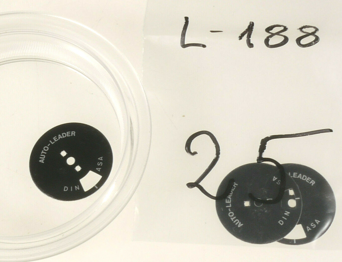 PRL) SEKONIC AUTO LEADER L 188 L-188 EXPOSURE METER LIGHT METER FLASH DISC DIN HANDLE