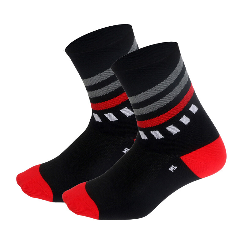 Road Cycling Riding Socks Bicycle Bike Sports Athletic Socks XC BMX MTB Black