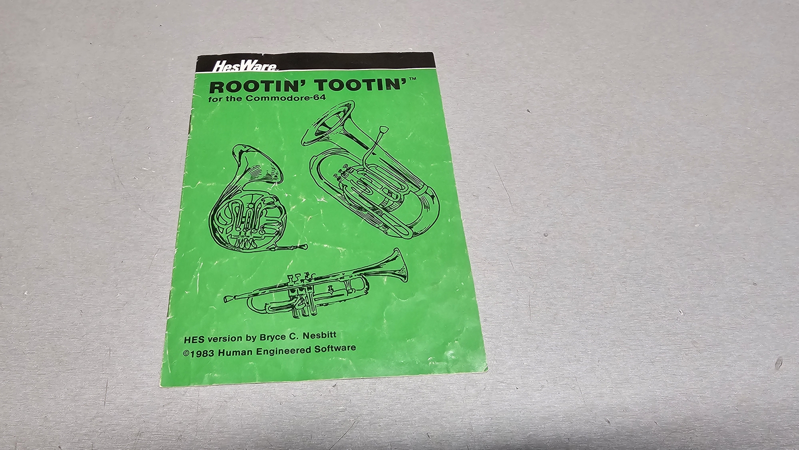 HesWare Rootin Tootin Commodore Manual Only