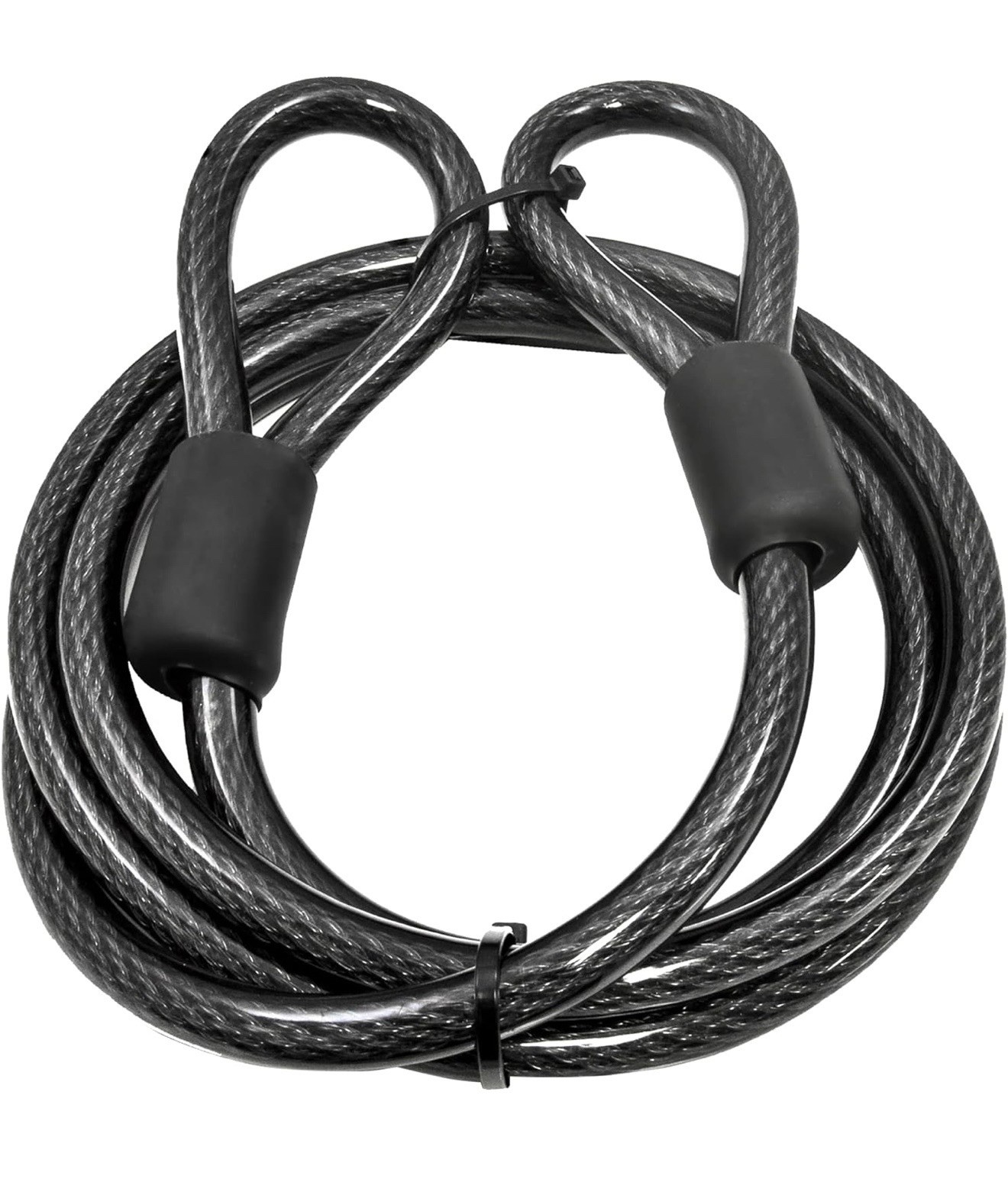 1/2” Heavy-Duty Security Cable 4’ Lock Vinyl Coated Braided Steel Bike Furniture