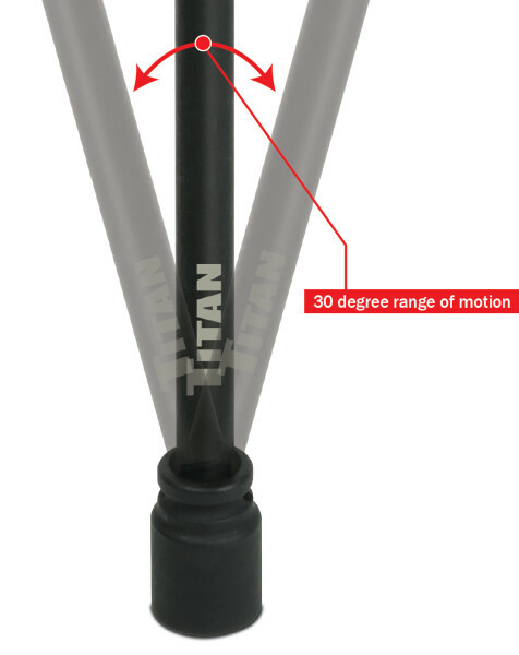 Titan 49036 6pc 1/4" Hex Drive Impact Wobble Socket Adapter Set
