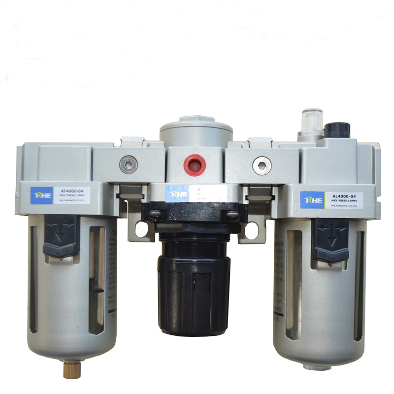 1/2" Filter Regulator Control Moisture Trap Lubricator for Air Compressor