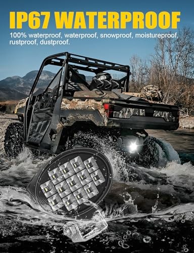 Reverse Light for Ranger, 13W Flood Beam Oval Plug N Play Back Up Light