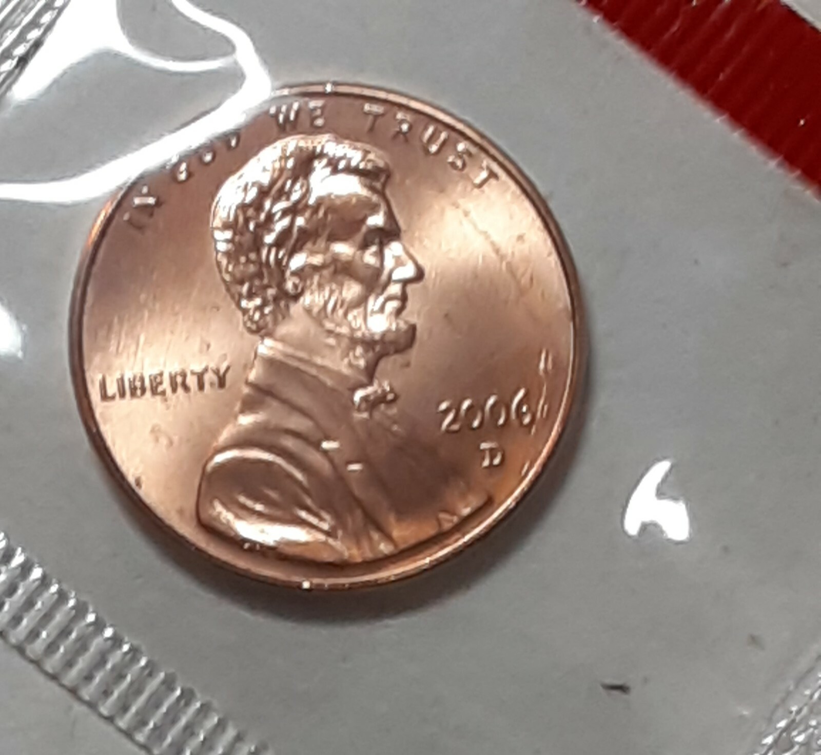 2006 Lincoln Memorial Cent D - SATIN - Uncirculated