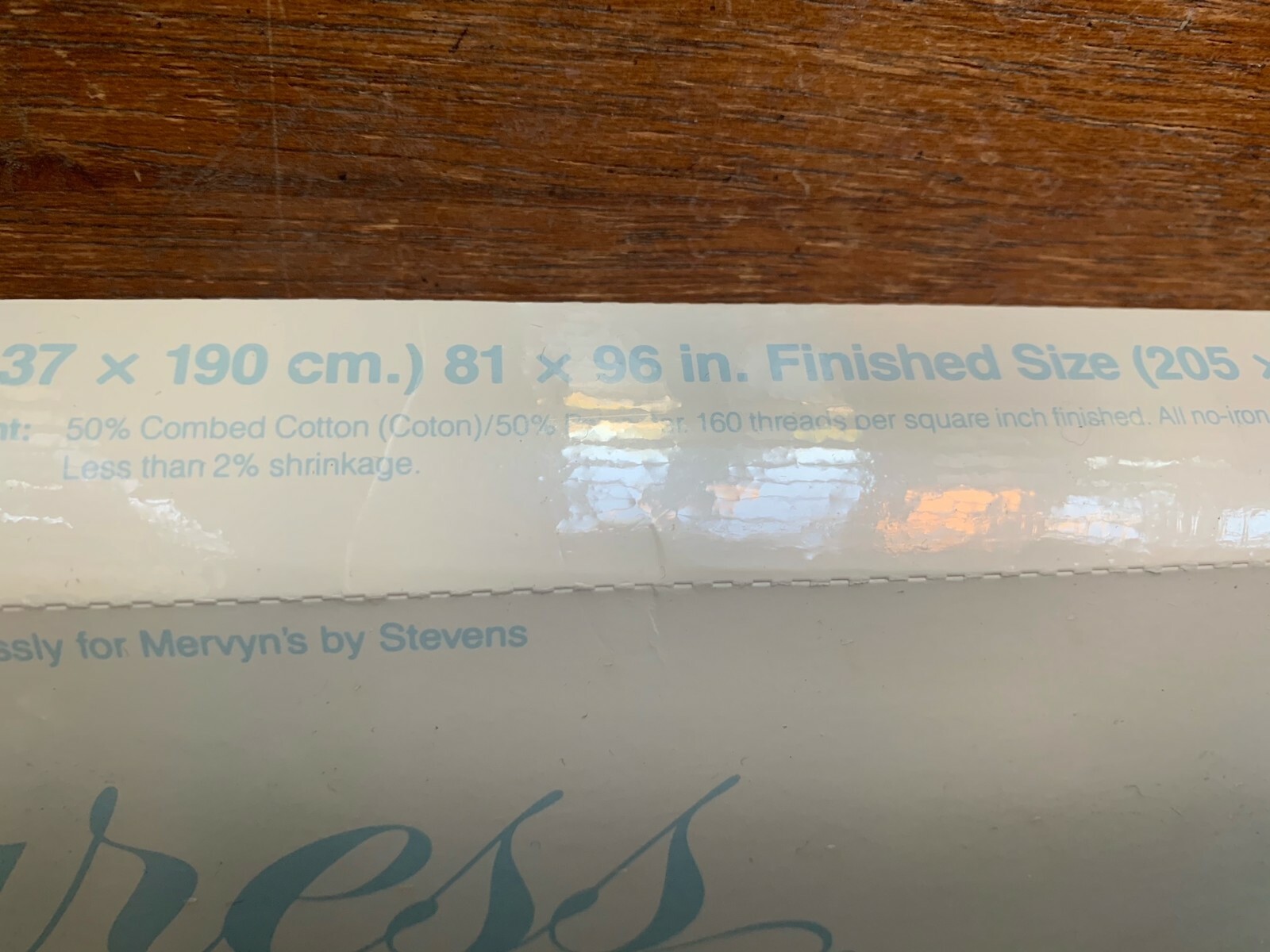 Full Flat Sheet by Caress - 160 Thread Count - Solid White _cHECK iT_