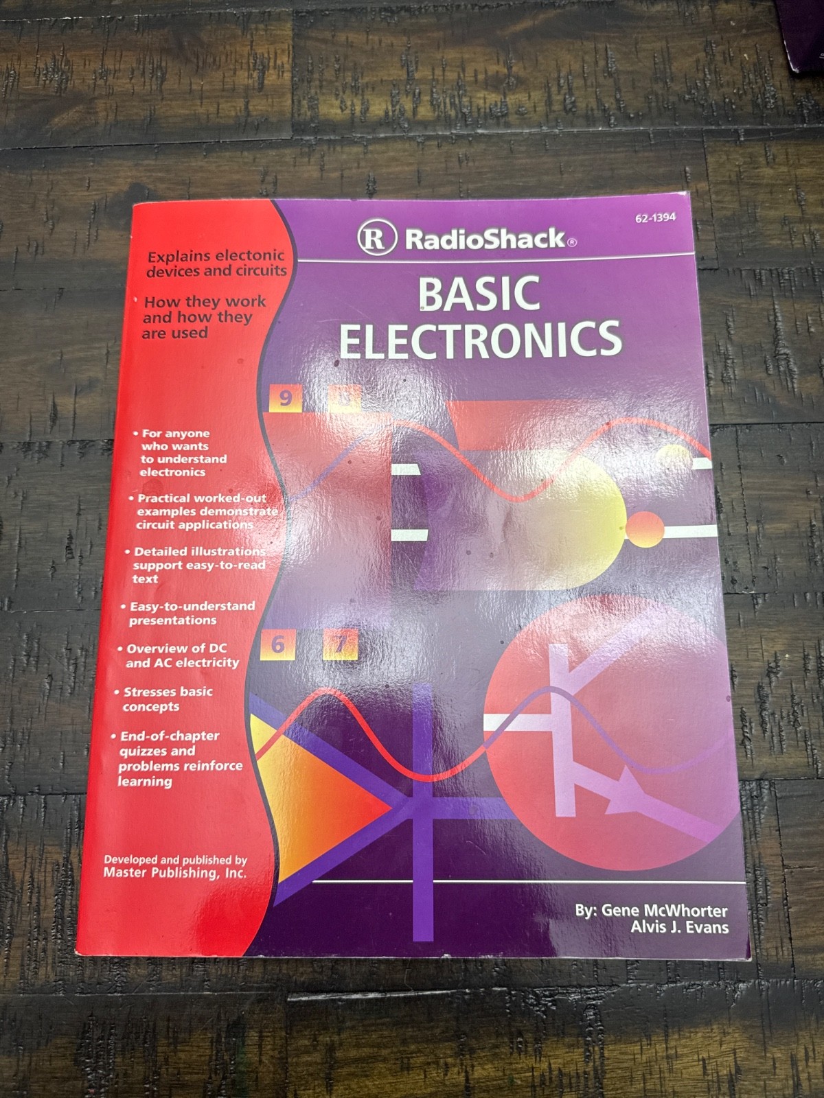 Vintage RadioShack Basic Electronics Book Gene McWhorter Alvis Evans 62-1394