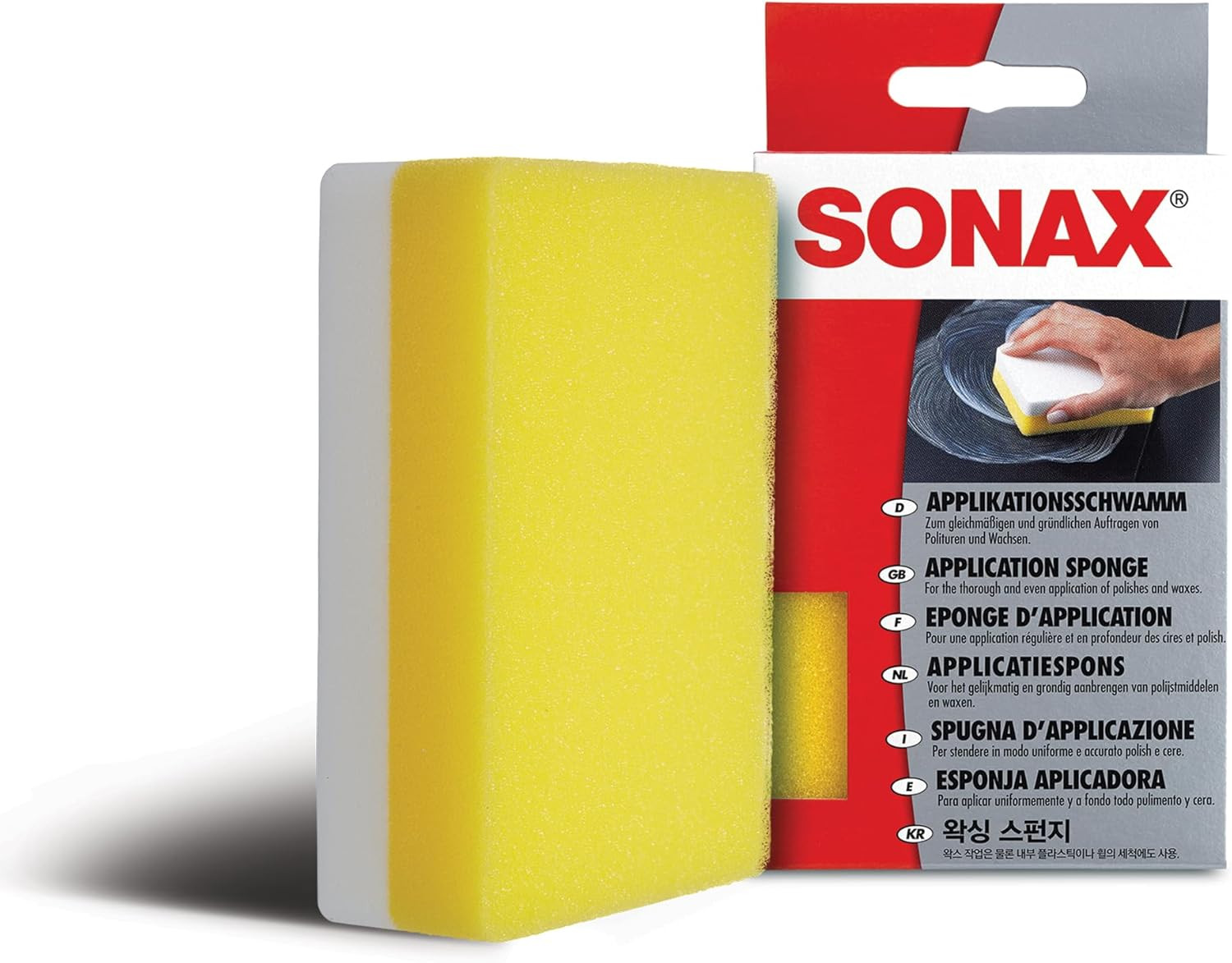 Application Sponge 417300 | Dual-Sided Detailing Applicator for Wax, Sealant, Po