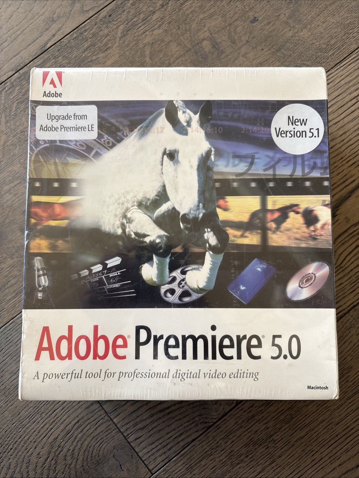 Adobe Premiere 5.0 / 5.1 CD-ROM For Macintosh - NEW SEALED