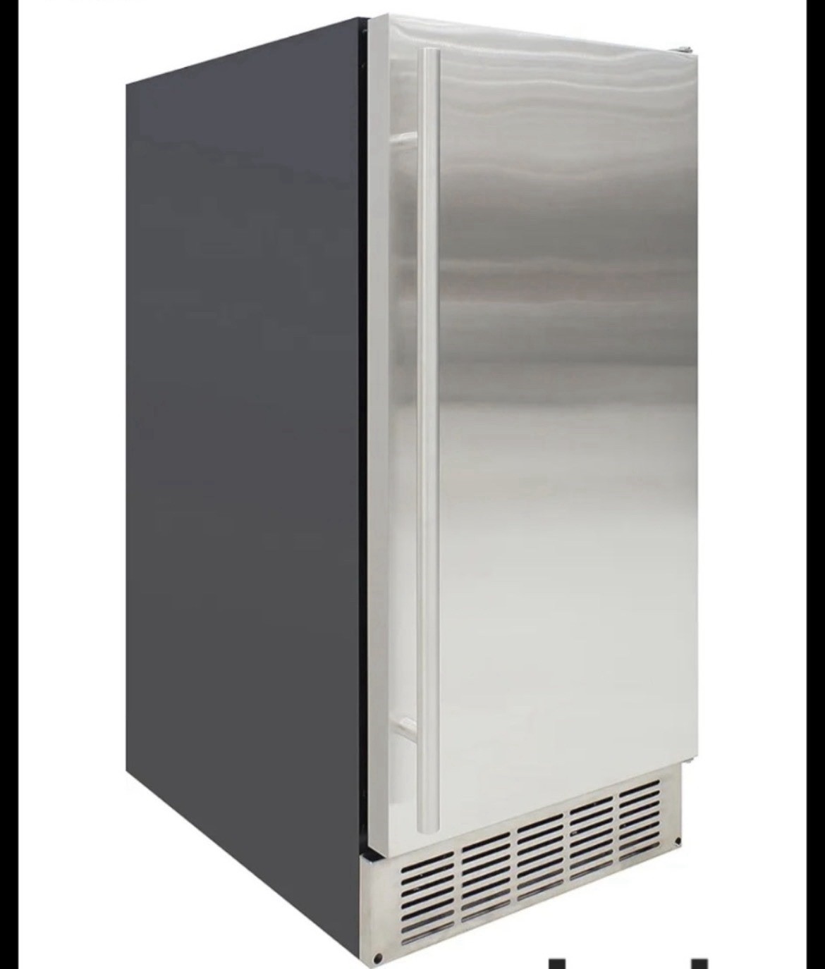 DUURA Elite Indoor Built-In Under Counter Ice Maker - Stainless Steel