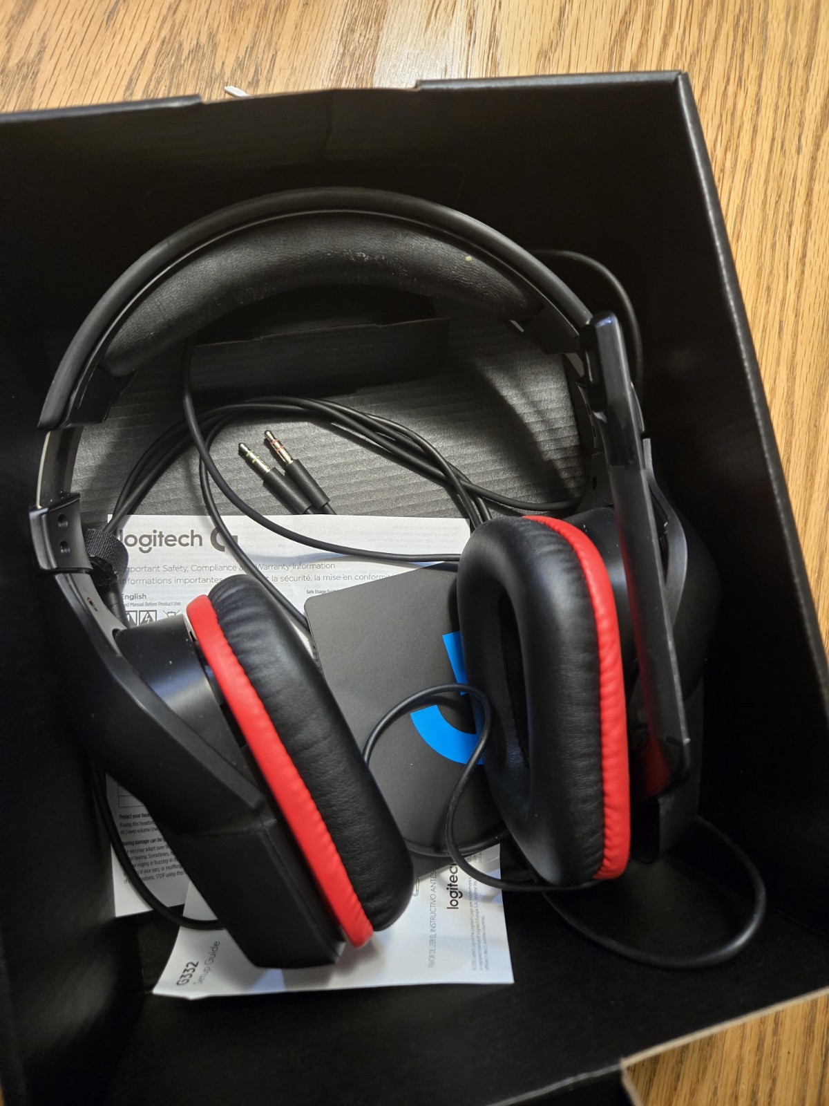 Logitech G332 Stereo Gaming Headset for PC, PS4